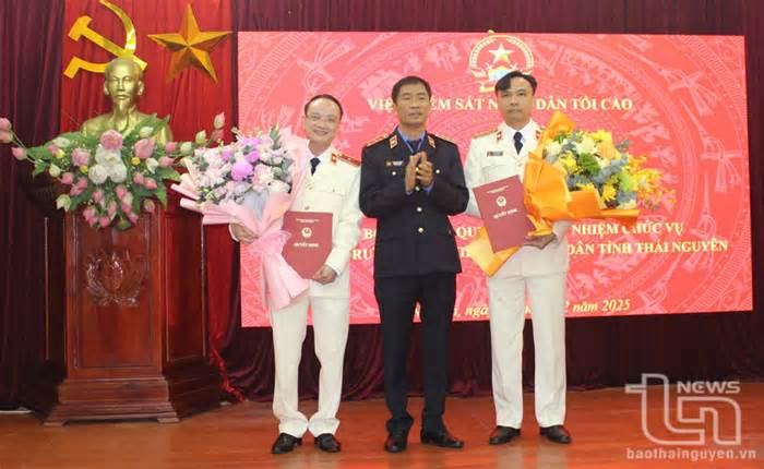 Bổ nhiệm cán bộ chủ chốt tại Viện kiểm sát và Văn phòng UBND tỉnh Thái Nguyên
