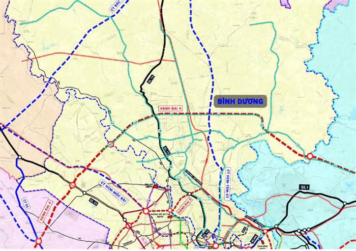 'Đường đi' của 2 tuyến metro kết nối khu trung tâm TP.HCM đến Bình Dương (cũ)
