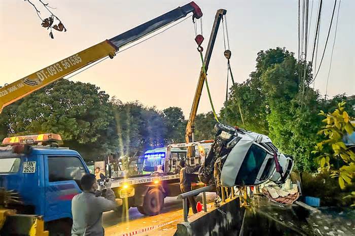 Kết quả điều tra vụ ô tô lao xuống mương nước, 7 người chết ở Nam Định
