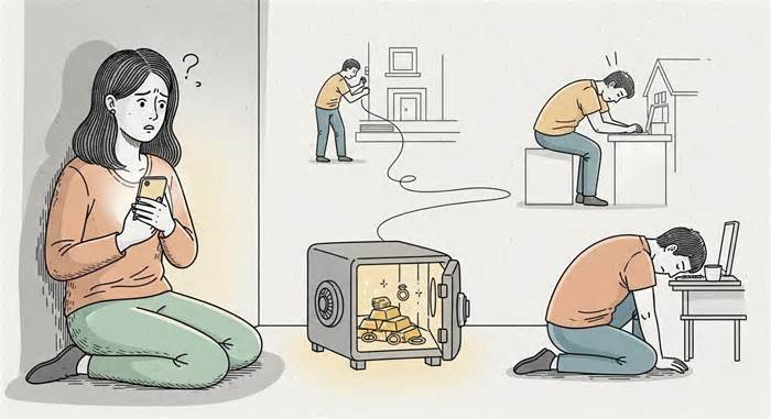 Chồng vẫn lén dành được 6 cây vàng dù đưa gần hết lương cho tôi