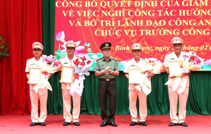 Nhiều lãnh đạo công an huyện ở Bình Phước xin về làm công an xã