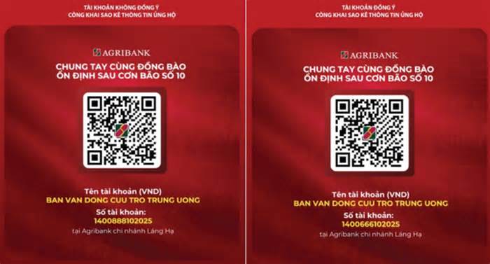 Mặt trận Tổ quốc thông tin số tài khoản tại Agribank tiếp nhận ủng hộ người dân