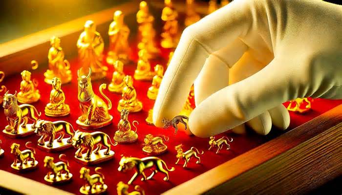 Cập nhật giá vàng sáng 15.11: Lao dốc trước làn sóng chốt lời