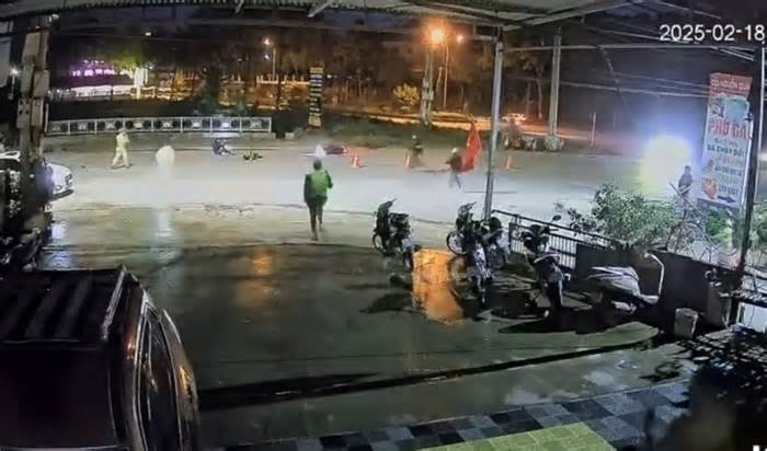 Nam sinh 17 tuổi tông cảnh sát văng xuống đường, phải nhập viện cấp cứu