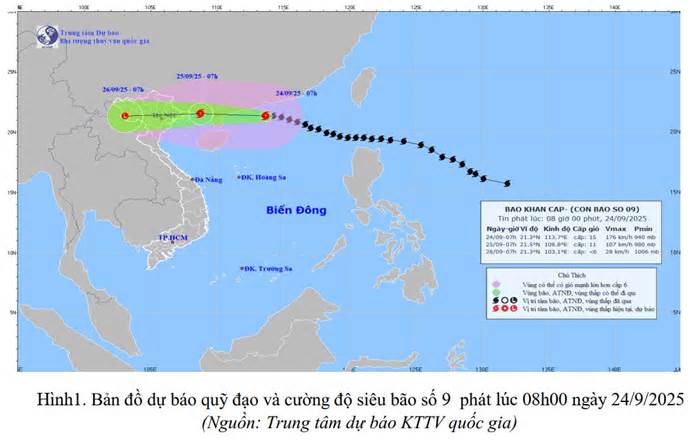 Thanh Hóa cảnh báo ảnh hưởng bão số 9 dù bão đang suy yếu dần