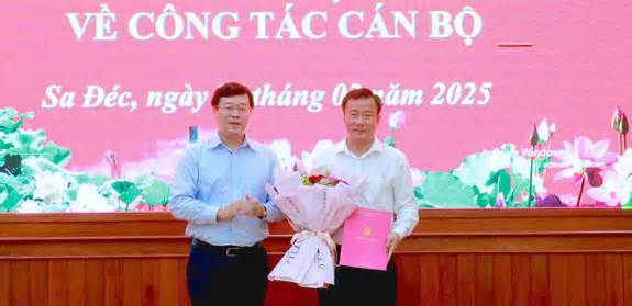 Phó chủ tịch tỉnh Đồng Tháp làm bí thư Thành ủy Sa Đéc