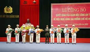22 lãnh đạo cấp phòng, cấp huyện Công an tỉnh Quảng Nam nghỉ hưu trước tuổi