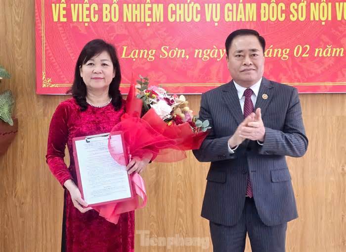 Bổ nhiệm lãnh đạo 4 sở, ngành tỉnh Lạng Sơn