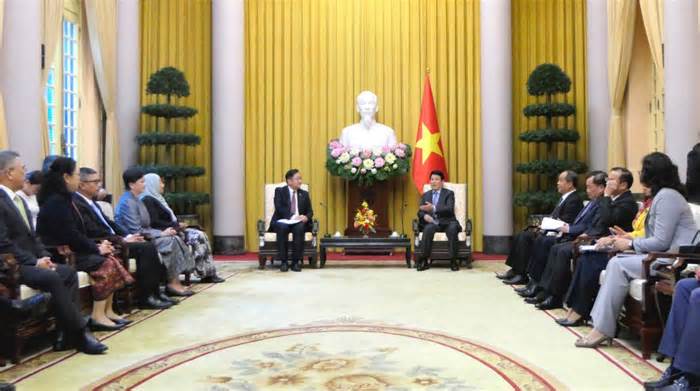 Chủ tịch nước Lương Cường tiếp Đại sứ, Đại biện các nước ASEAN và Timor-Leste