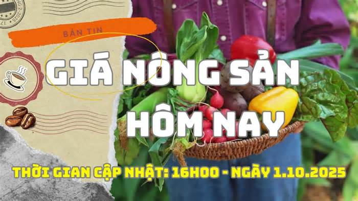 Giá nông sản hôm nay 1.10: Bình ổn sau nhiều biến động