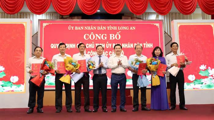 Long An bổ nhiệm nhiều lãnh đạo sở, ngành
