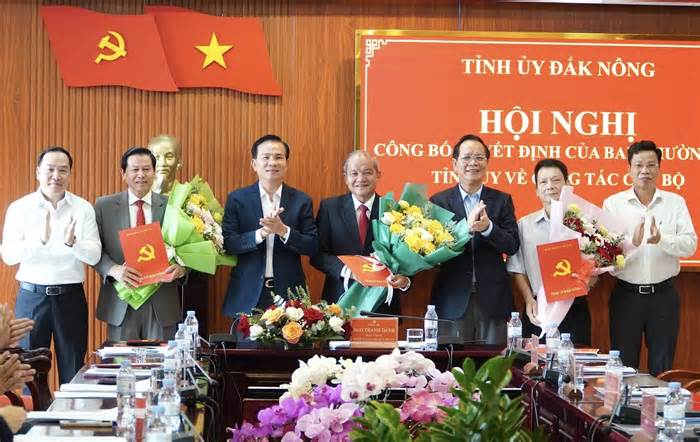 Trưởng ban Tổ chức Tỉnh uỷ Đắk Nông nghỉ hưu trước tuổi