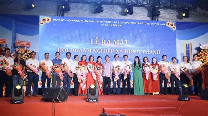 Ra mắt hội doanh nghiệp xã Đông Thạnh sau Đại hội Đảng bộ xã lần thứ I