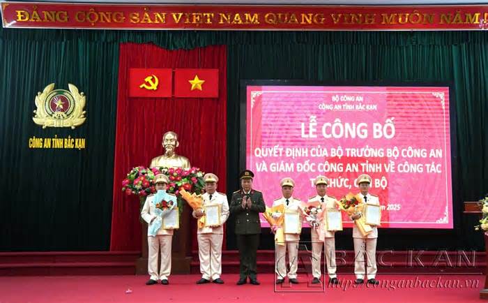 Công an Lạng Sơn, Thái Nguyên, Bắc Kạn điều động nhiều cán bộ, tiếp nhận nhiệm vụ mới