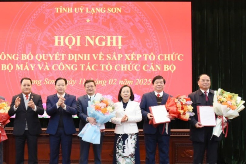Trưởng ban, Phó Trưởng ban Tuyên giáo Tỉnh ủy Lạng Sơn nghỉ hưu trước tuổi