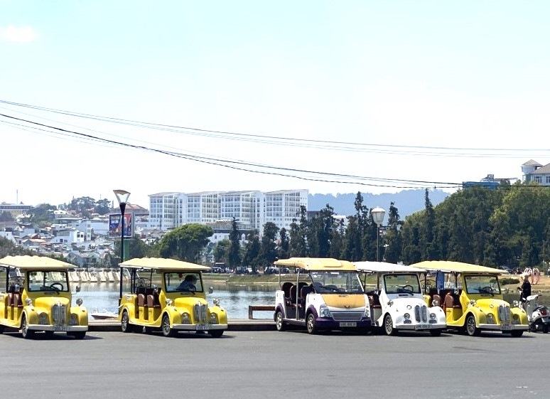 Đà Lạt ngừng hoạt động thí điểm xe điện chở khách