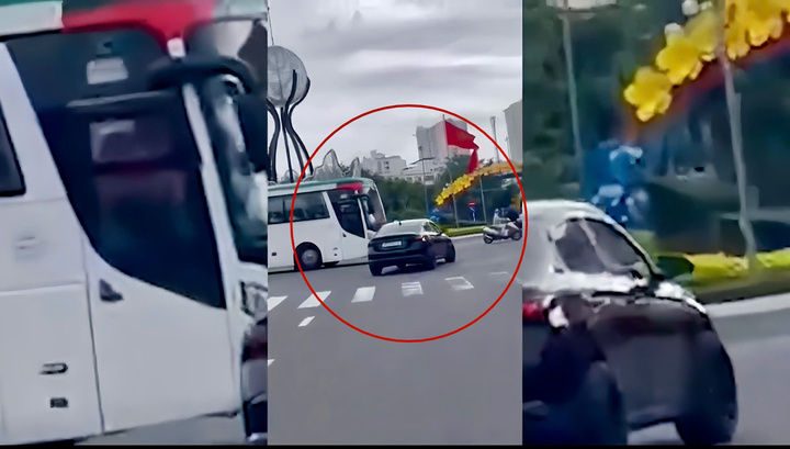 Một phụ nữ ở Cà Mau lái xe nẹt pô, lạng lách trên đường TP Nha Trang