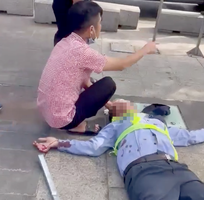 Bảo vệ bị đánh nhập viện vì nhắc thanh niên không dẫn chó vào phố đi bộ Nguyễn Huệ
